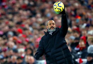 Wolves manager Nuno Espirito Santo was not willing to talk about VAR