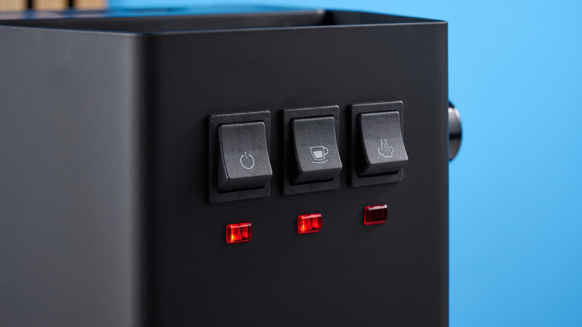 The Gaggia Classic E24 Evo Pro front buttons