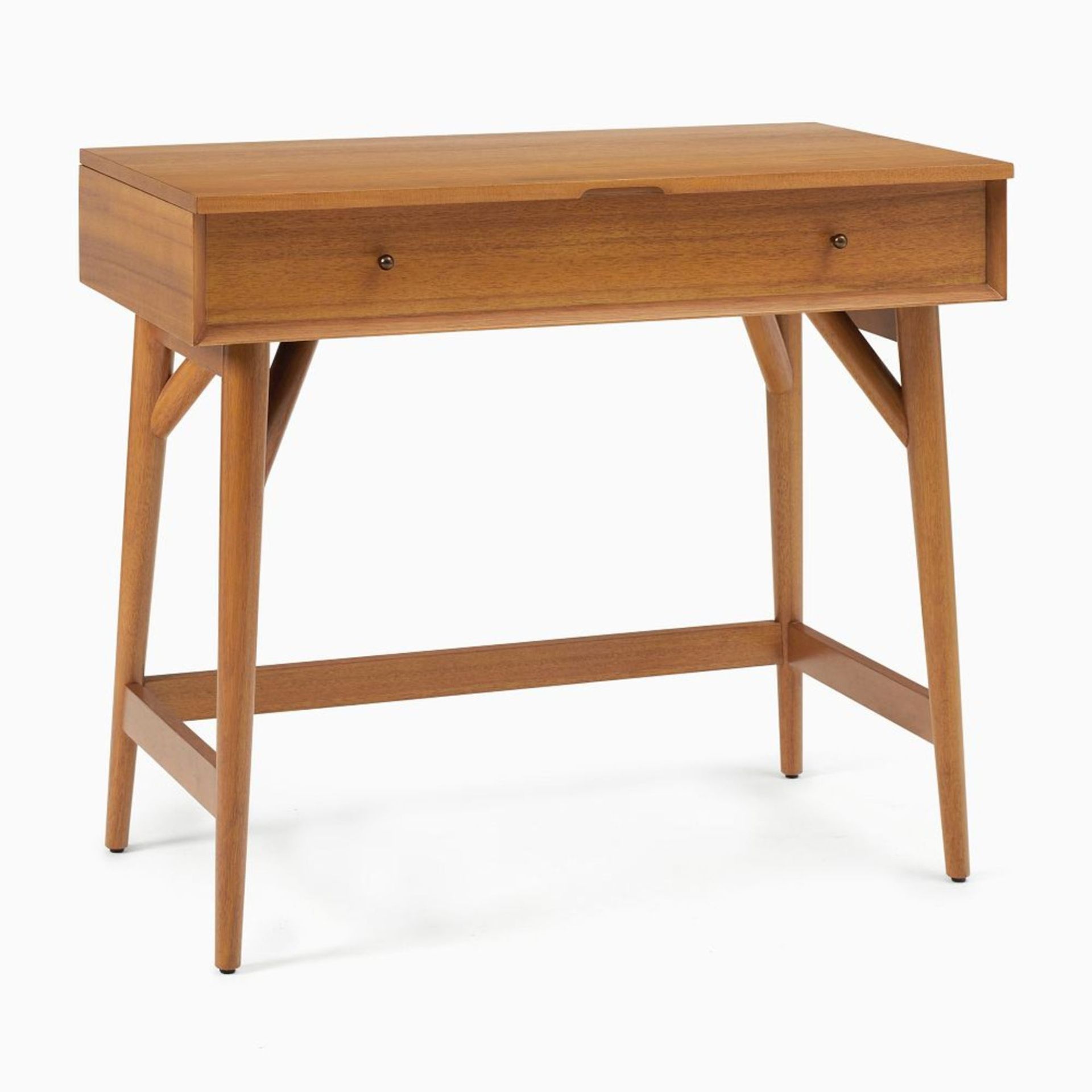 West Elm Adjustable Desk against a white background.