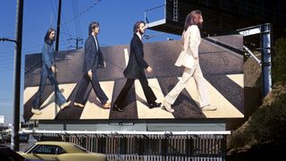 Beatles Abbey Road Billboard on Sunset Strip