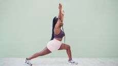 Woman performing a lunge