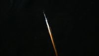 NASA astronaut Chris Williams photographed this fireball &mdash; likely caused by reentering orbital debris &mdash; from the International Space Station on April 27, 2026.