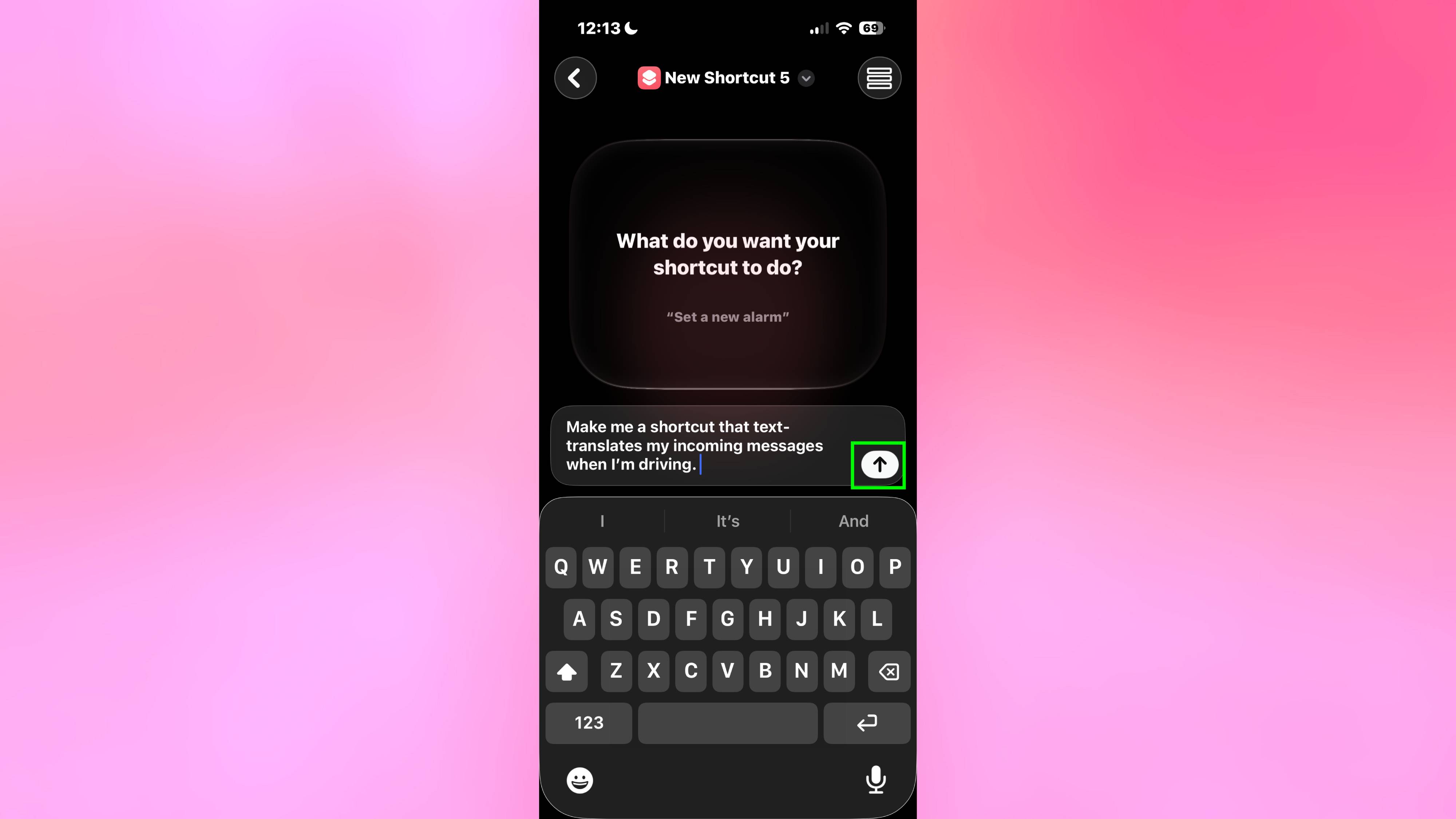 Using Siri AI to create shortcuts on iPhone