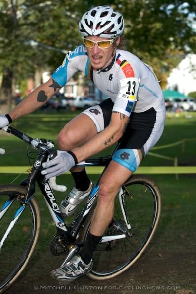 Molly Cameron (Portland Bicycle) was still feeling the strain from the day before and finished ninth.