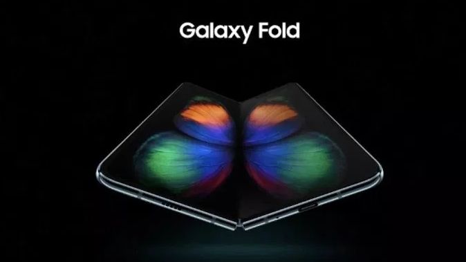 This could be the Samsung Galaxy Fold. Image Credit: MobiFlip
