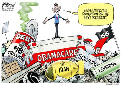 Obama cartoon U.S. Presidency