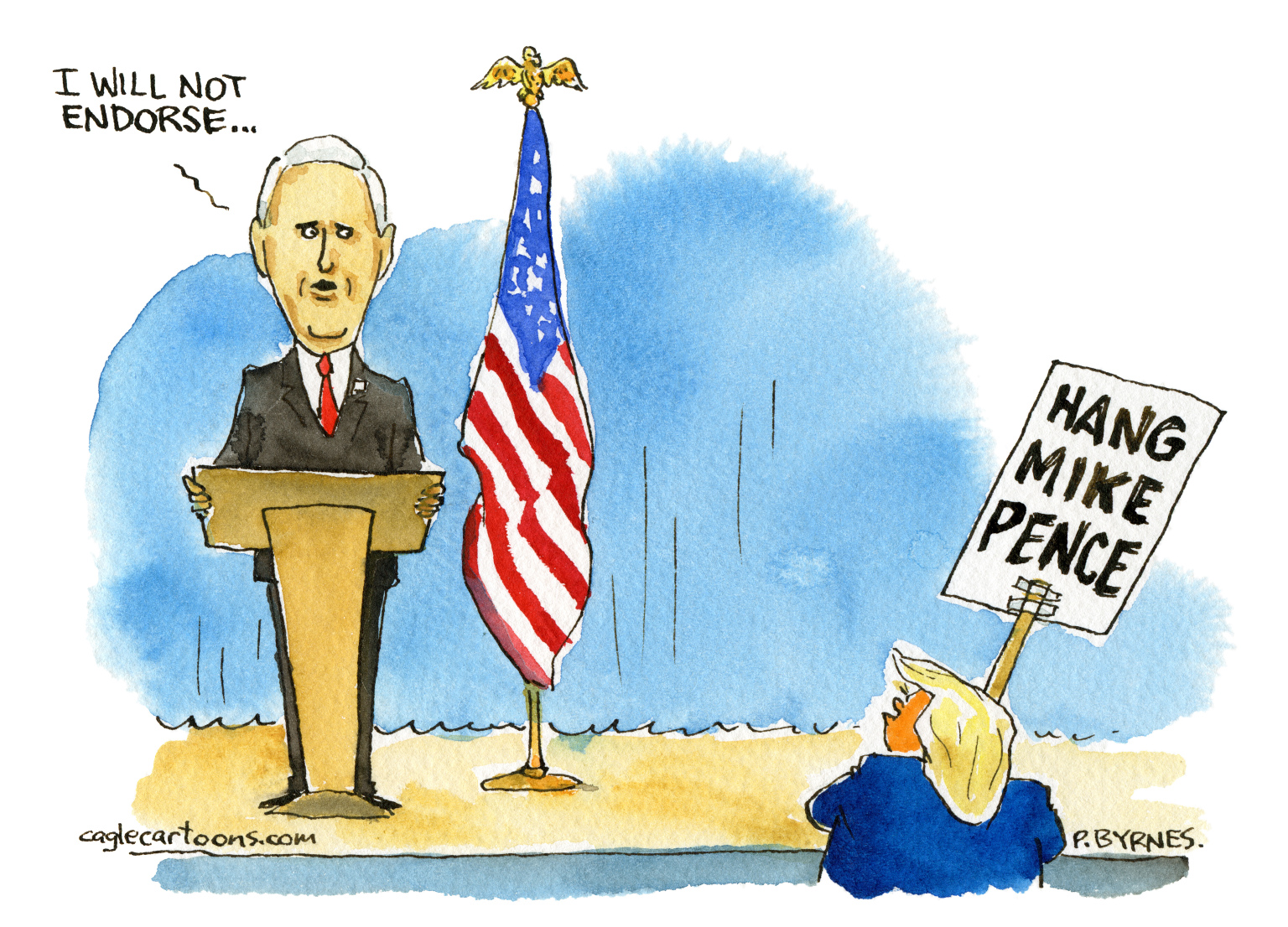 Political cartoon