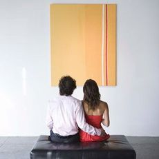 Man and woman sitting