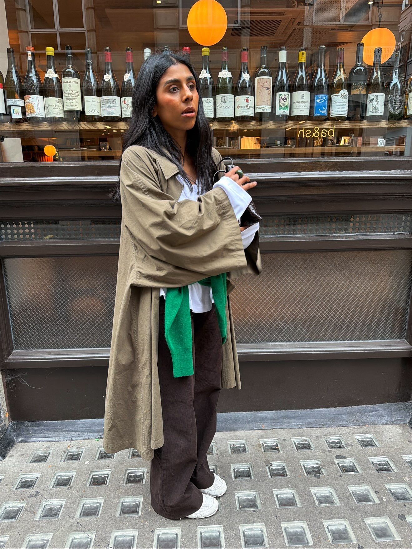 Brown denim trouser trend 2026.