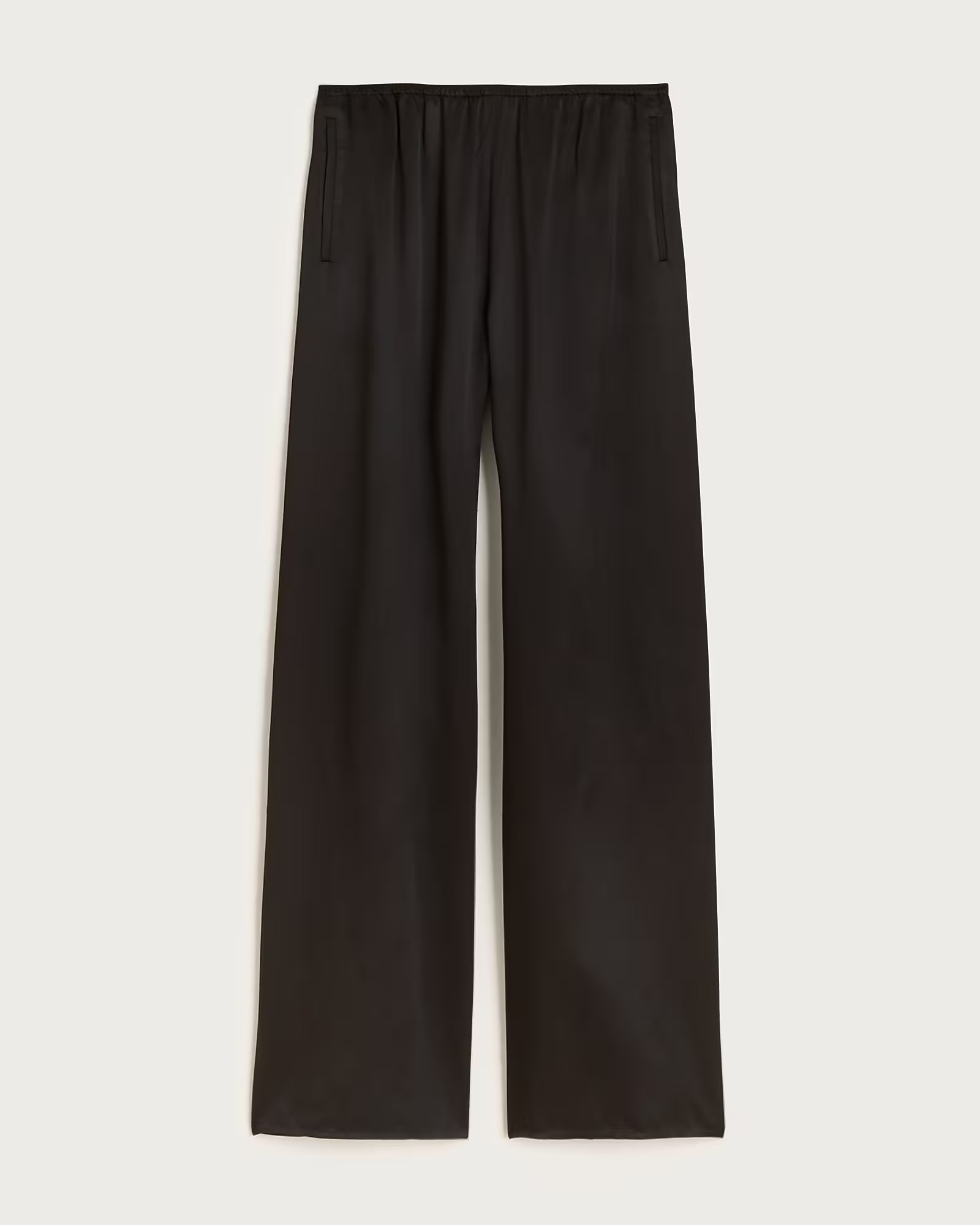 black silk pants