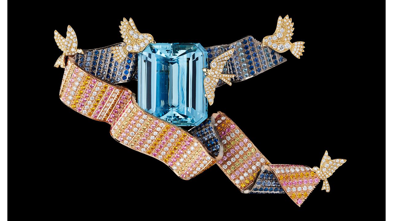 Dior de Castellane x Kim Jones high jewellery brooch 2025 menswear