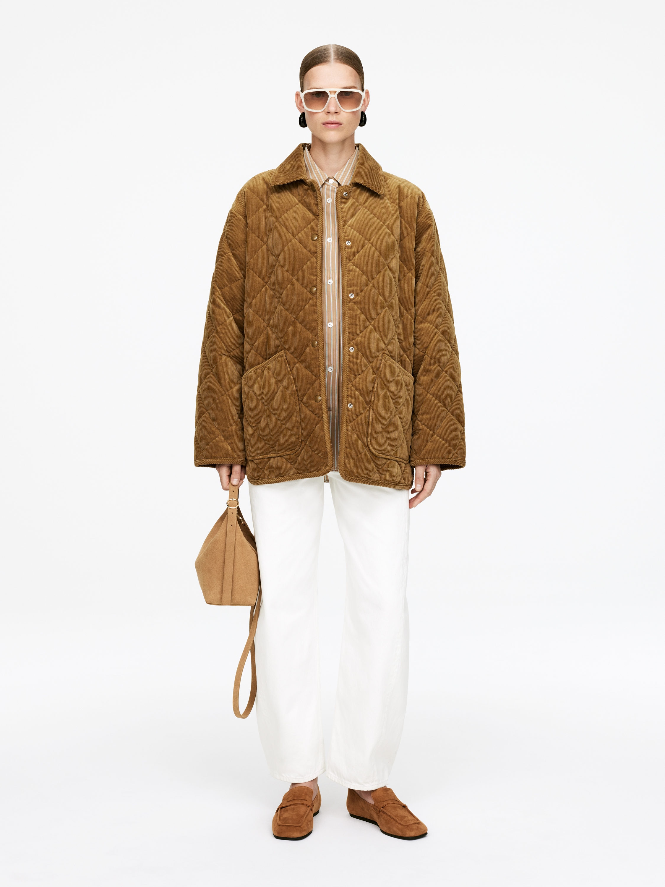 Corduroy Jacket &amp;ndash; Brown &amp;ndash; Women &amp;ndash; Arket Gb