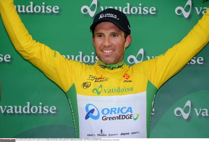 Race leader Michael Albasini
