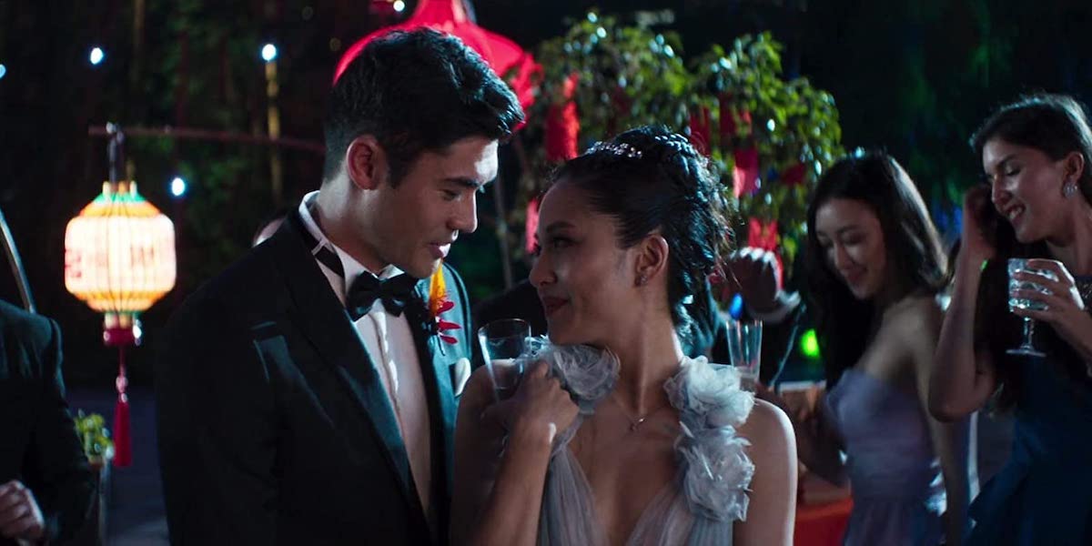 Henry Golding and Constance Wu in Crazy Rich Asians