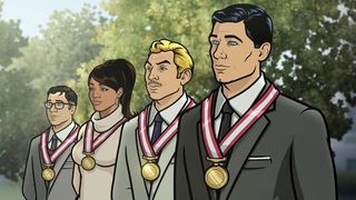 The cast of Archer