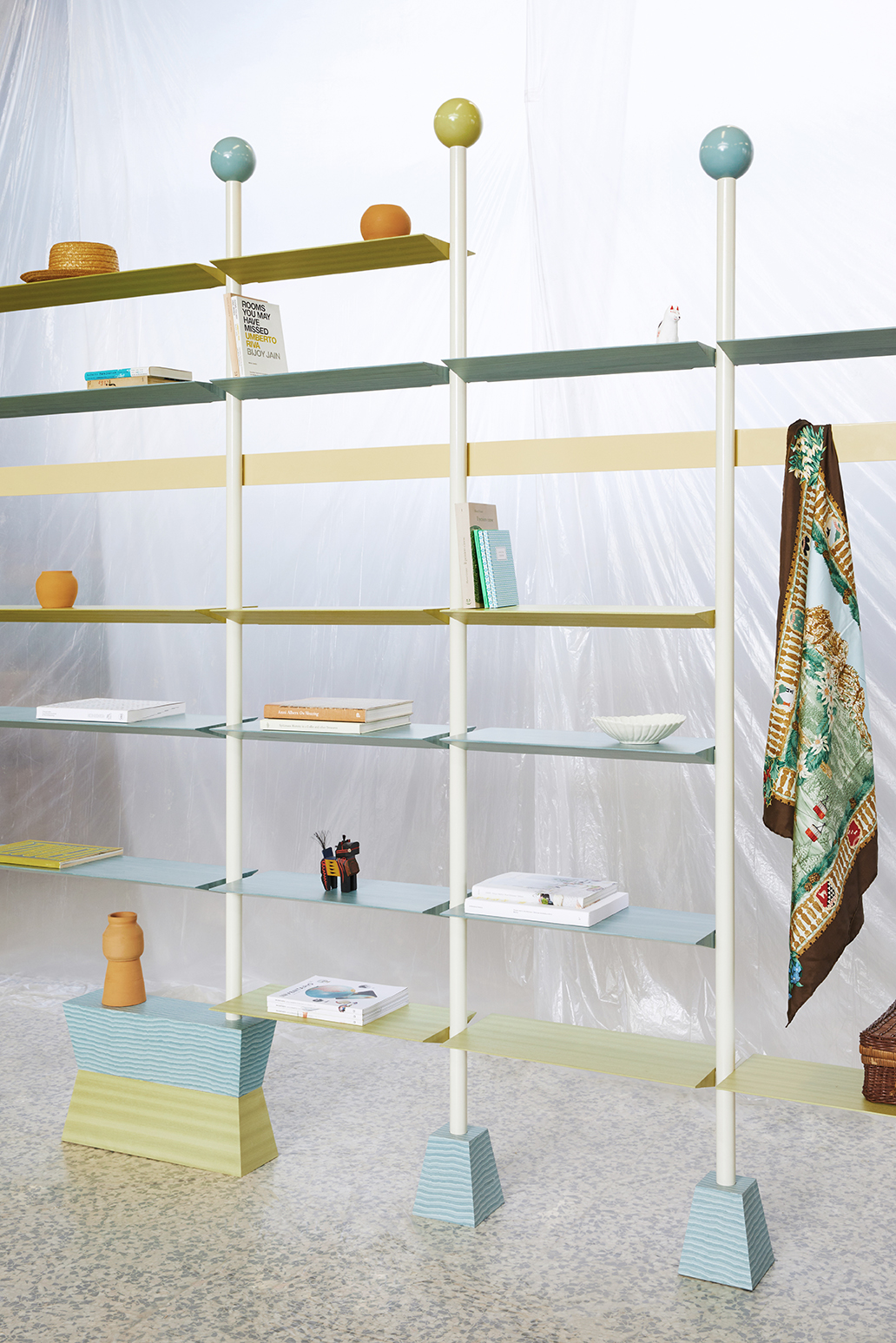 colourful bookshelf by Chiara Lionello