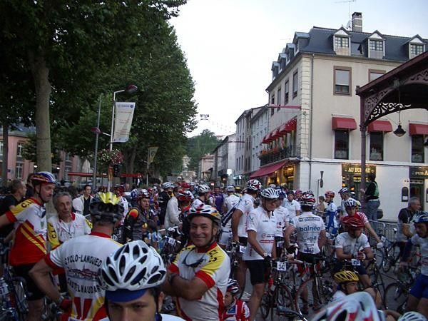 Riders nervously chat to one another