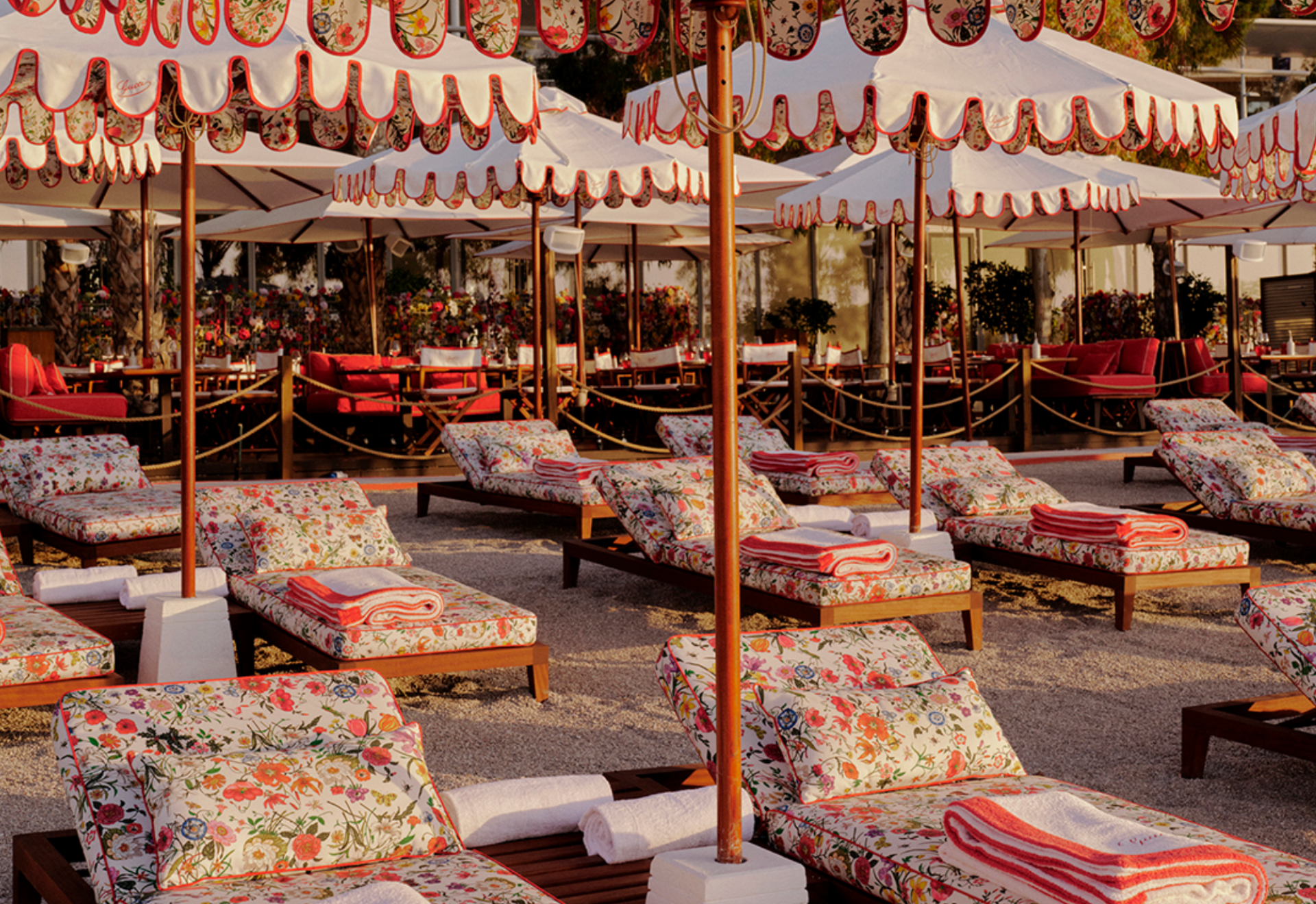 Gucci x La Rose des Vents, Monte Carlo beach takeover