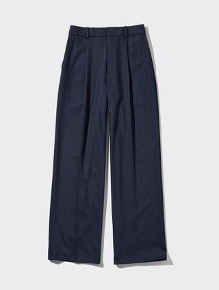 Uniqlo, plissierte Hose mit weitem Bein