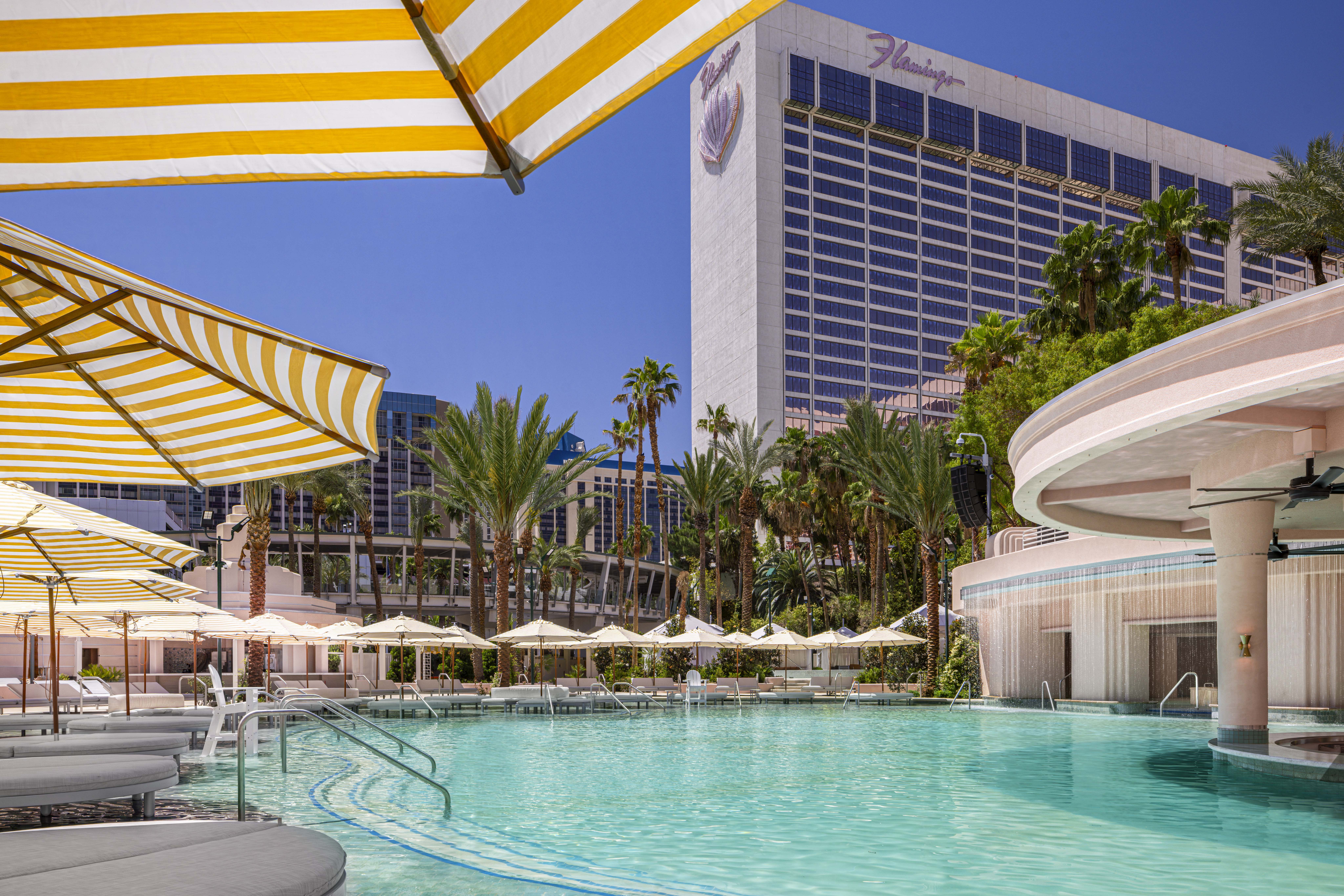 The new Main Pool at Flamingo Hotel Las Vegas