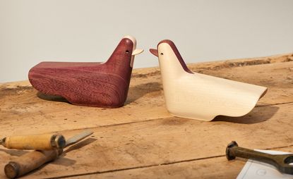 Amaranth ducks by Lars Beller Fjetland and Bottega Ghianda