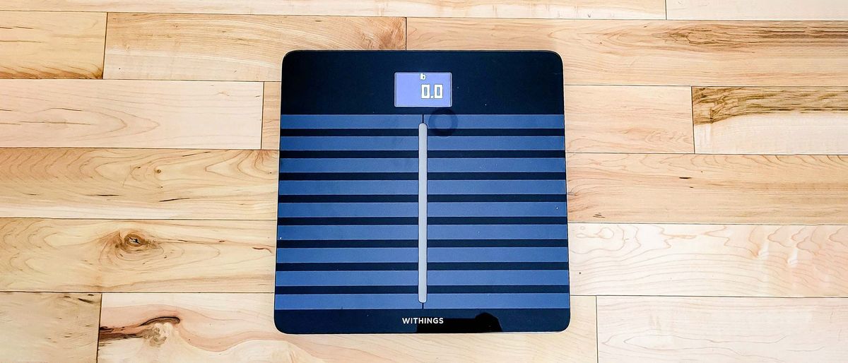 Withings Body Cardio Smart Scale powered on