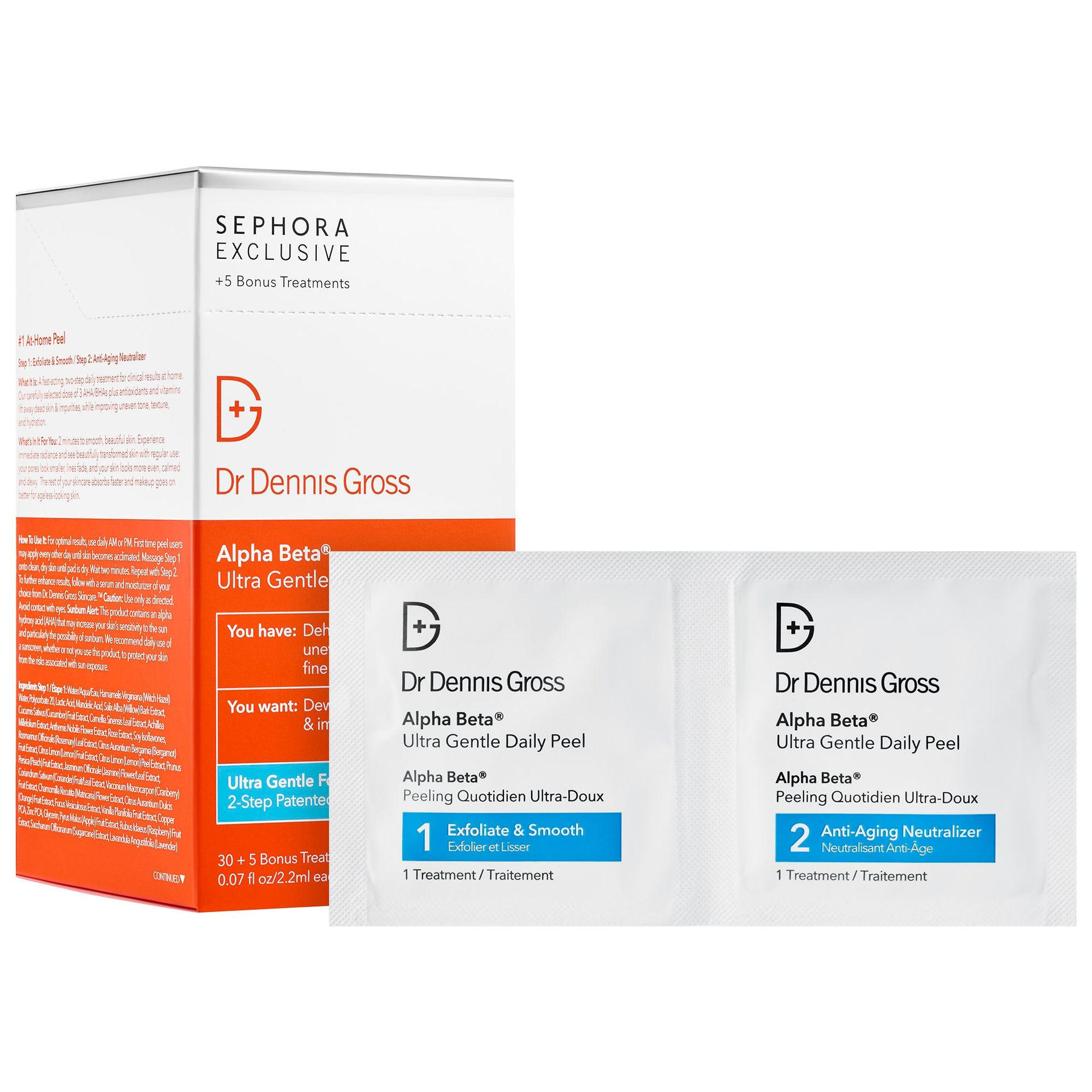 Alpha Beta® Ultra Gentle Daily Peel Pads for Sensitive Skin