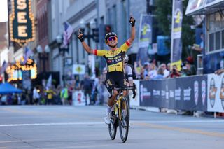 Coryn Labecki (Jumbo-Visma) wins criterium crown at the USA Cycling Pro Road Championships