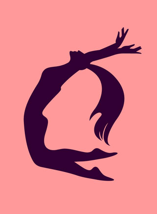 Pink poster 'Body Artist'