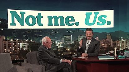 Jimmy Kimmel interviews Sen. Bernie Sanders
