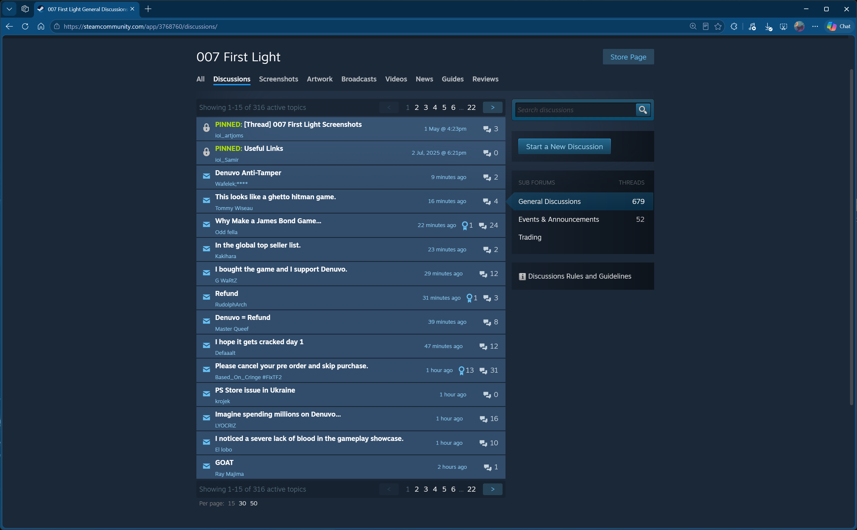 007: First Light on Steam Forums