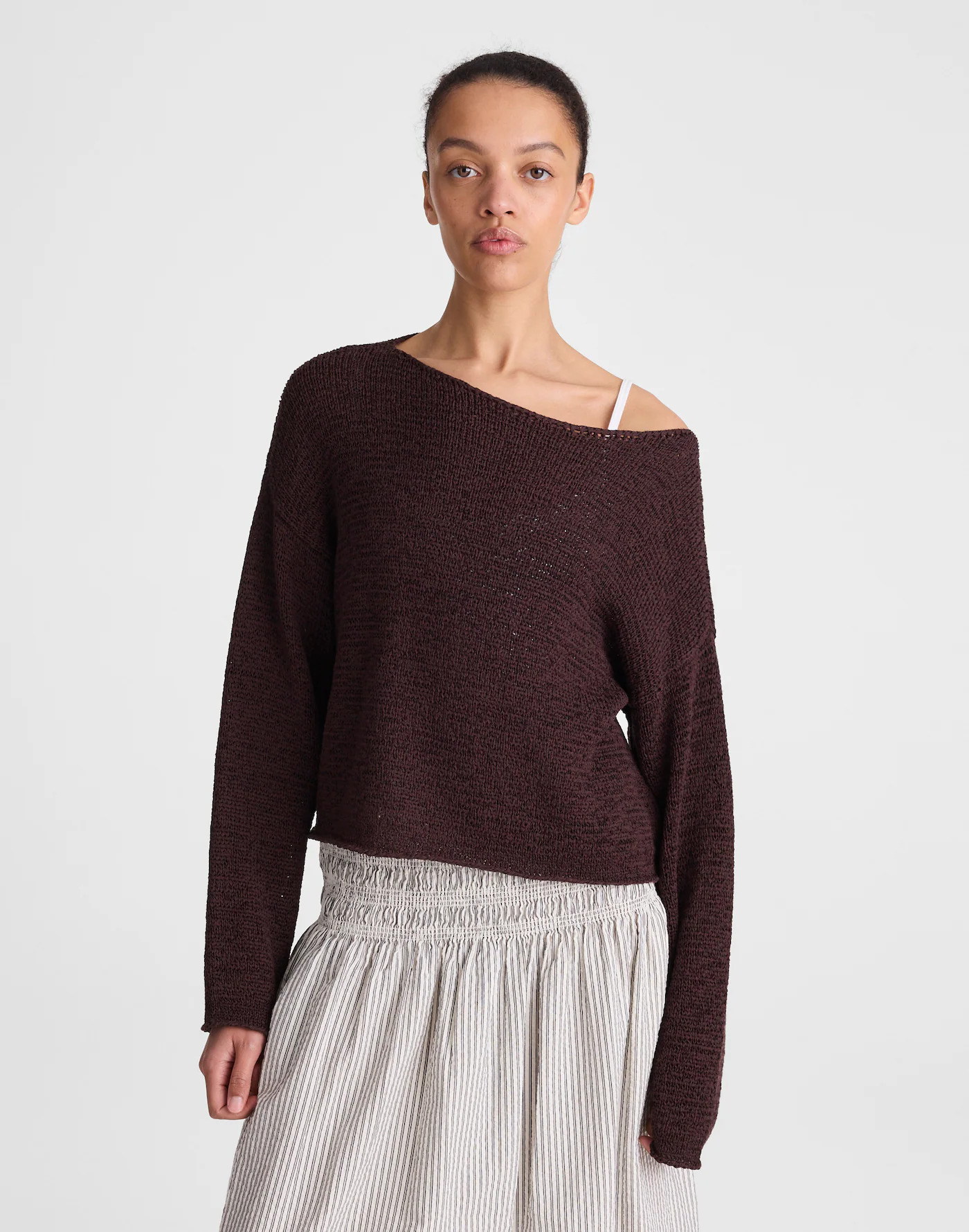 Boatneck Pullover Sweater