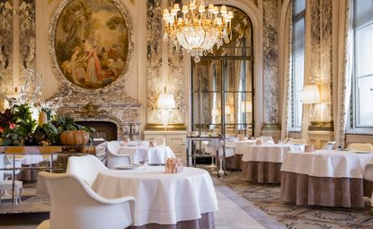 Dining at Hotel Le Meurice