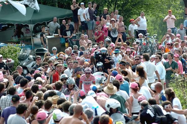 Alberto Contador is in there somewhere...
