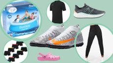 A collage of some of the best items available in the Sports Direct summer sale