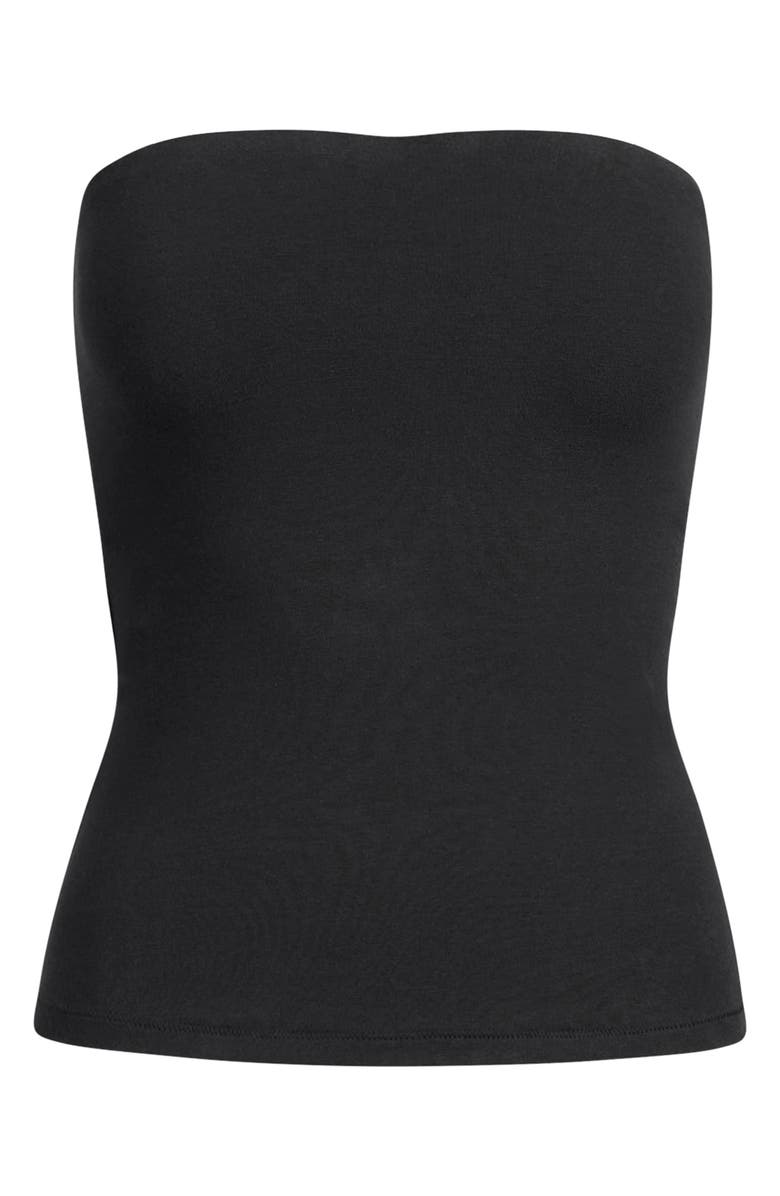 Stretch Cotton Jersey Tube Top