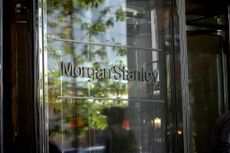 outside of Morgan Stanley headquarters in New York City