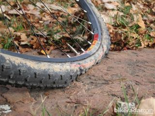 If you've done it right, the tire can fold completely without breaching the seal