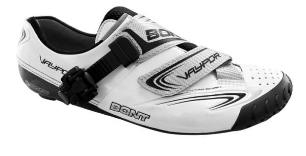 Bont will also offer the Vaypor Premium in white microfibre with silver straps.