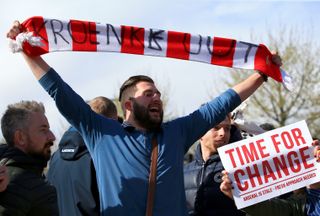 Protests against Stan Kroenke's ownership of Arsenal are not new.