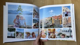 Mixbook photo book - inside of book