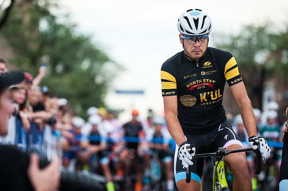 Stefan Rothe (Elbowz) wearing the K'ul Chocolate Sprinters jersey