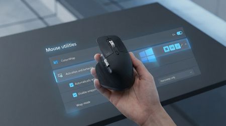 Microsoft PowerToys CursorWrap and Logitech MX Master 3S