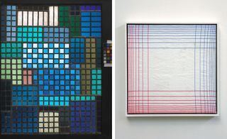 Josef Albers’ colour works (left), and Mike Meiré’s Bauhaus tribute from 2008 (right)