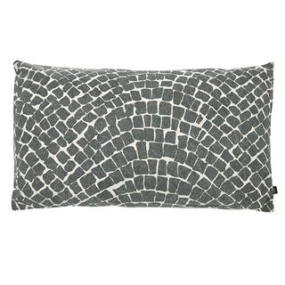 printed grey coloured cushion