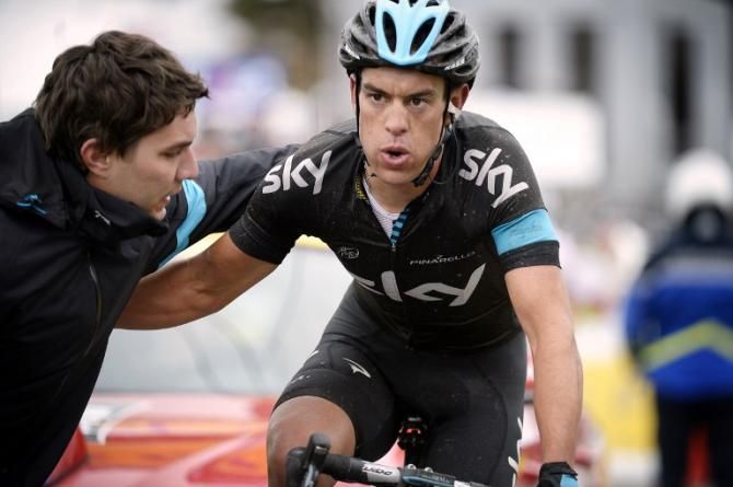 Richie Porte (Sky) finished off the hard work from his team