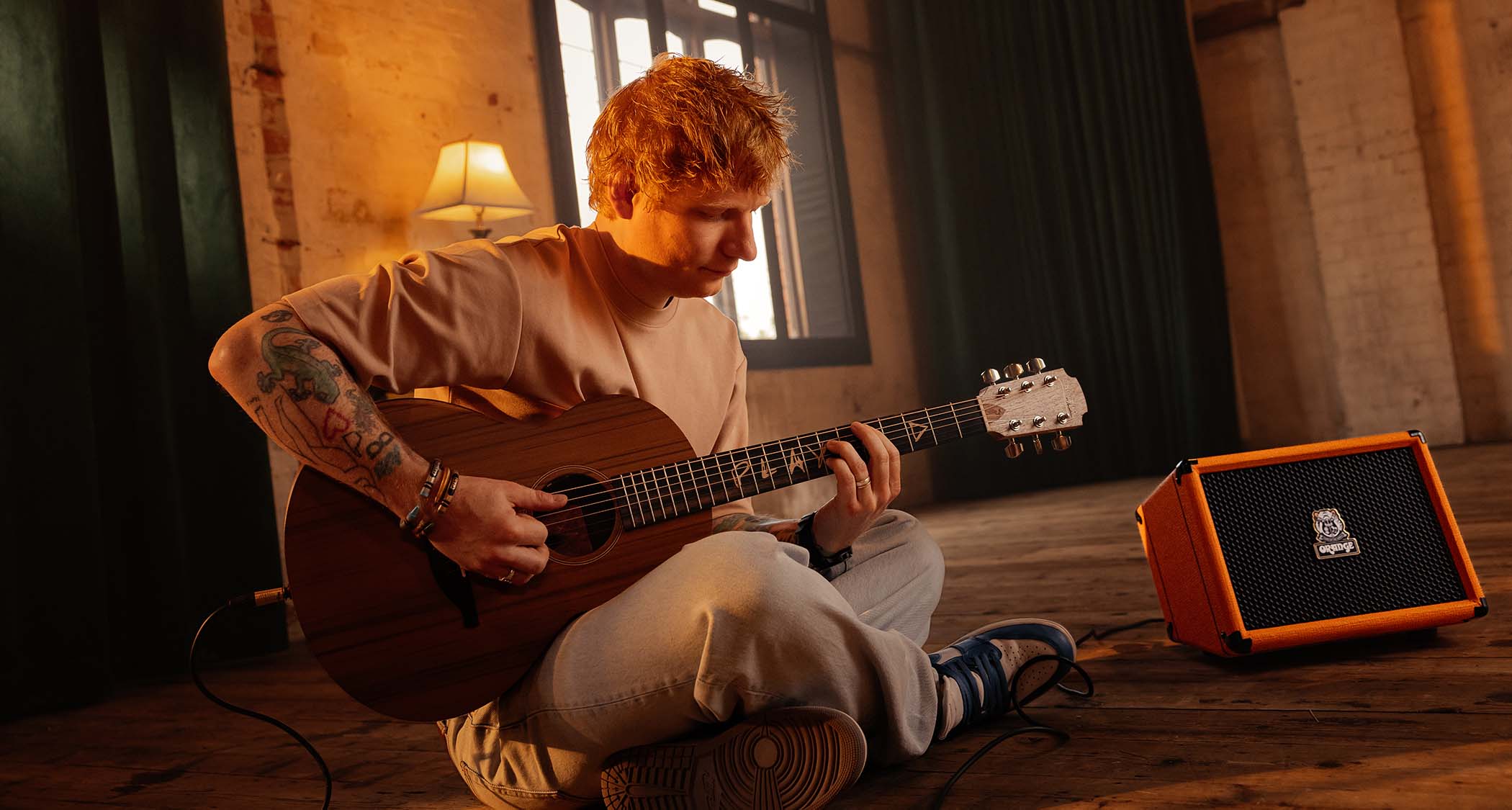Ed Sheeran has launched a new grassroots music campaign and a signature line of busking-friendly acoustic amps.