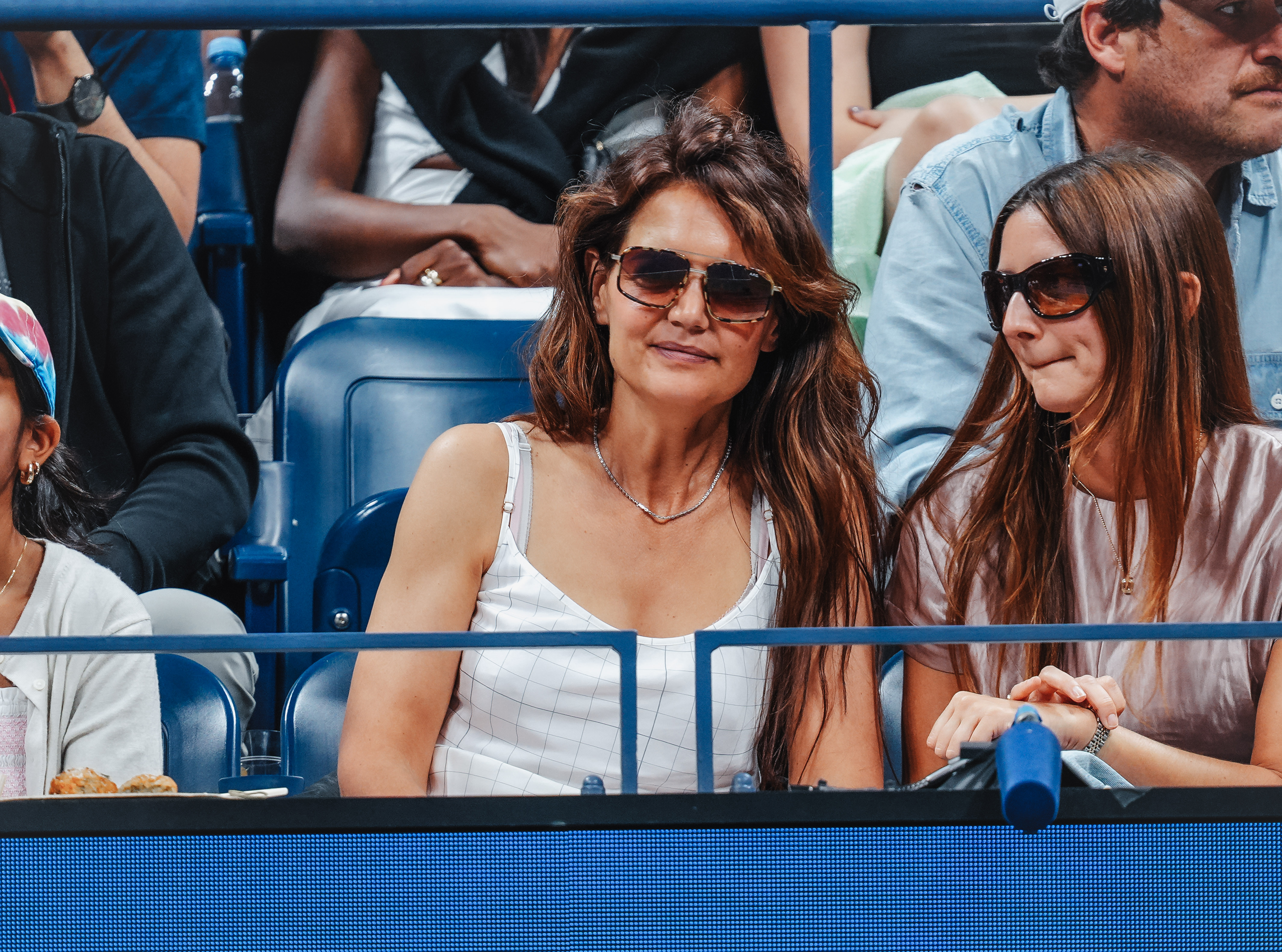 Katie Holmes attending the US Open 2025