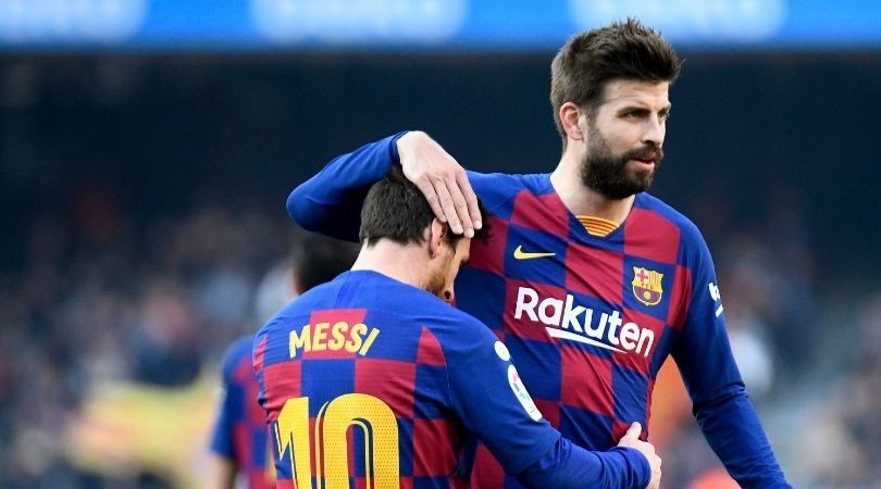 Gerard Pique Lionel Messi