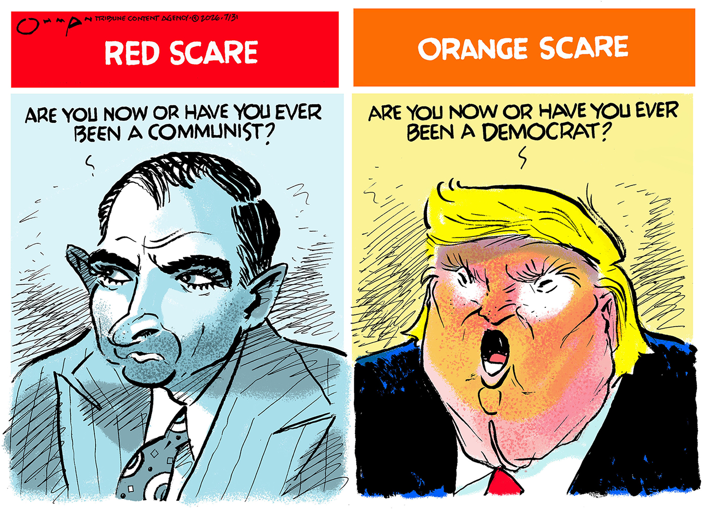 Political cartoon